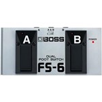 Ficha técnica e caractérísticas do produto Pedal Footswitch BOSS FS-6 Dual Footswitch