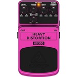 Ficha técnica e caractérísticas do produto Pedal Guitarra Distorção Heavy Distortion Behringer Hd300