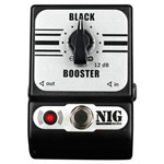 Ficha técnica e caractérísticas do produto Pedal Guitarra e Baixo Ganho de Volume Black Booster PBB Nig