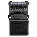 Pedal Guitarra Rocktron Reaction Distortion I Preto e Prata