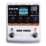 Pedal Nux Mod Force com 12 Modos de Efeitos Chorus, Flanger, Phaser, Tremolo e Vibrato