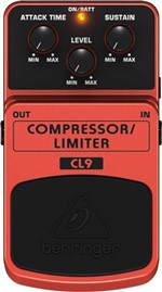 Ficha técnica e caractérísticas do produto Pedal para Guitarra Compressor Limiter CL9 Behringer