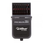 Ficha técnica e caractérísticas do produto Pedal para Guitarra Waldman Pro Equalizador Frequências de 100 Hz à 6.4 Khz e Volume PEQ 1