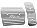 Ficha técnica e caractérísticas do produto Pedaleira Aço Inox New Fiesta Automatico - Three Parts