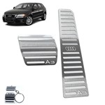 Ficha técnica e caractérísticas do produto Pedaleira Audi A3 Automatico 2007 Até 2013 Aço Inox - Jr
