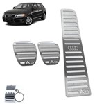 Ficha técnica e caractérísticas do produto Pedaleira Audi A3 Manual 2007 Até 2013 Aço Inox - Jr