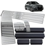 Ficha técnica e caractérísticas do produto Pedaleira Auto Descanso Soleira Audi A1 2011 a 2018 Prata 2P - Jr