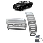 Ficha técnica e caractérísticas do produto Pedaleira Automático Aço Inox Chevrolet S10 Midnight Prata - Jr