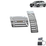 Ficha técnica e caractérísticas do produto Pedaleira Automático Chevrolet Onix 2020 Prata - Jr