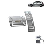 Ficha técnica e caractérísticas do produto Pedaleira Automático Chevrolet Onix Premier 2020 Prata - Jr