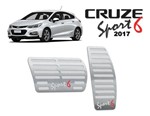 Ficha técnica e caractérísticas do produto Pedaleira Automático Cruze Sport6 2017 a 2020 Prata - Jr