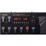 Ficha técnica e caractérísticas do produto Pedaleira Boss GT100 Guitarra Multiefeitos com Fonte