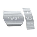 Ficha técnica e caractérísticas do produto Pedaleira Citroen C4 Pallas Automatico Aço Inox - 3r Acessórios