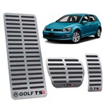 Ficha técnica e caractérísticas do produto Pedaleira + Descanso Automático Golf Tsi 2014/2019 I Preto - Jr