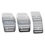 Ficha técnica e caractérísticas do produto Pedaleira Ford Fiesta Manual 2003 Até 2014 Aço Inox