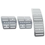Ficha técnica e caractérísticas do produto Pedaleira Ford Ranger Manual 2013 Até 2019 Aço Inox
