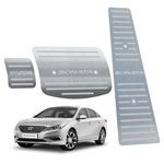 Ficha técnica e caractérísticas do produto Pedaleira Hyundai Sonata Automatico Todos Os Modelos Inox
