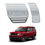 Ficha técnica e caractérísticas do produto Pedaleira Land Rover Discovery 4 Automático 2009 Até 2016 Aço Inox - 3r Acessórios