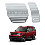 Ficha técnica e caractérísticas do produto Pedaleira Land Rover Discovery 4 Automático 2009 Até 2016 Aço Inox