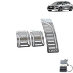 Ficha técnica e caractérísticas do produto Pedaleira Manual Chevrolet Onix 2020 Prata - Jr