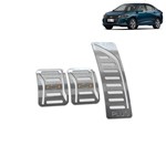 Ficha técnica e caractérísticas do produto Pedaleira Manual Chevrolet Onix Plus 2020 Prata - Jr