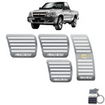 Ficha técnica e caractérísticas do produto Pedaleira Manual Chevrolet S10 1995 a 2011 2 Portas Prata - Jr