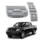 Ficha técnica e caractérísticas do produto Pedaleira Nissan Frontier Automatico 2008 2016 Preto Inox