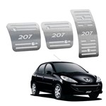 Ficha técnica e caractérísticas do produto Pedaleira Peugeot 207 Manual 2009 Até 2015 Aço Inox - 3r Acessórios