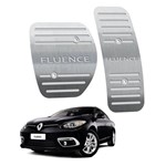 Ficha técnica e caractérísticas do produto Pedaleira Renault Fluence Automático 2011 Até 2019 Aço Inox - 3r Acessórios