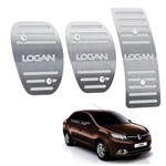 Ficha técnica e caractérísticas do produto Pedaleira Renault Logan Manual 2014 Até 2019 Aço Inox - 3r Acessórios