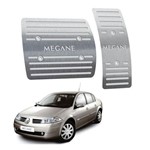 Ficha técnica e caractérísticas do produto Pedaleira Renault Megane Automatico 2006 Até 2013 Aço Inox