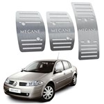 Ficha técnica e caractérísticas do produto Pedaleira Renault Megane Manual 2006 Até 2013 Aço Inox - 3r Acessórios