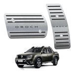 Ficha técnica e caractérísticas do produto Pedaleira Renault Oroch Automatico Preto Aço Inox - 3r Acessórios