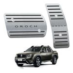 Ficha técnica e caractérísticas do produto Pedaleira Renault Oroch Automatico Preto Aço Inox