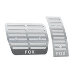 Ficha técnica e caractérísticas do produto Pedaleira Volkswagen Fox Automático 2015 Até 2019 Aço Inox - 3r Acessórios