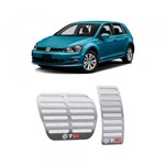 Ficha técnica e caractérísticas do produto Pedaleiras Automático Volkswagen Golf Tsi 2014/2019 SI Prata - Jr