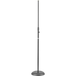 Pedestal Microfone Stagg Mis 1120 Base Redonda Solida Bk - Preto