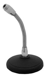 Pedestal para Microfone de Mesa Haste Flexivel Cromado Ps2f Visao