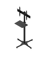 Ficha técnica e caractérísticas do produto Pedestal para Tv 32 a 65 com Bandeja e Rodízios - Avatron
