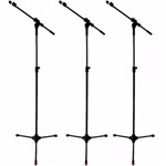 Ficha técnica e caractérísticas do produto Pedestal Suporte Microfone Rmv Psu0135 KIT COM 3