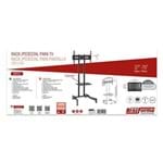 Ficha técnica e caractérísticas do produto Pedestal Suporte para TV LED, LCD 37" a 70" com Rodas SBRR0.5