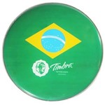 Ficha técnica e caractérísticas do produto Pele Batedeira 12" Timbra 8956 Leitosa Bandeira do Brasil P3
