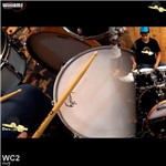 Pele para Tom Williams Density - WC2 Filme Duplo Coated 6 - Williams Drumheads