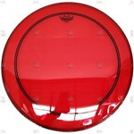 Ficha técnica e caractérísticas do produto Pele Remo Colortone Vermelha Bumbo 22" Powerstroke 3 Transparente