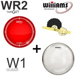 Ficha técnica e caractérísticas do produto Peles Williams TARGET WR2 Duplo Filme RED - 13 WR2(Batedeira) W1(Resposta)