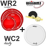 Ficha técnica e caractérísticas do produto Peles Williams TARGET WR2 Duplo Filme RED - (10/12/14) Density WC2 (14)
