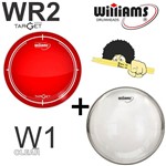 Ficha técnica e caractérísticas do produto Peles Williams TARGET WR2 Duplo Filme RED - 14 WR2(Batedeira) W1(Resposta)