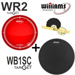 Ficha técnica e caractérísticas do produto Peles Williams TARGET WR2 Duplo Filme RED - 22 WR2(Batedeira) WB1SC(Resposta)