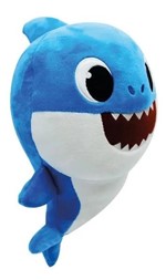 Ficha técnica e caractérísticas do produto Pelúcia Toyng Musical Baby Shark com 30 Cm Azul - 3926