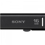 Ficha técnica e caractérísticas do produto Pen Drive 16Gb Flash Usb Usm16Gr/Bm Preto Sony